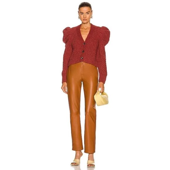 ULLA JOHNSON ODETTE CARDIGAN ROSEWOOD L - Picture 8 of 8